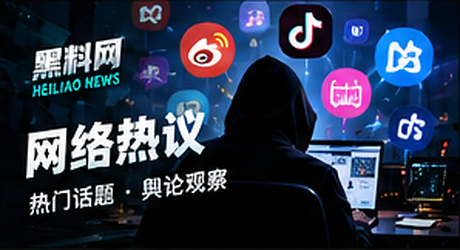 网络热议概念视觉
